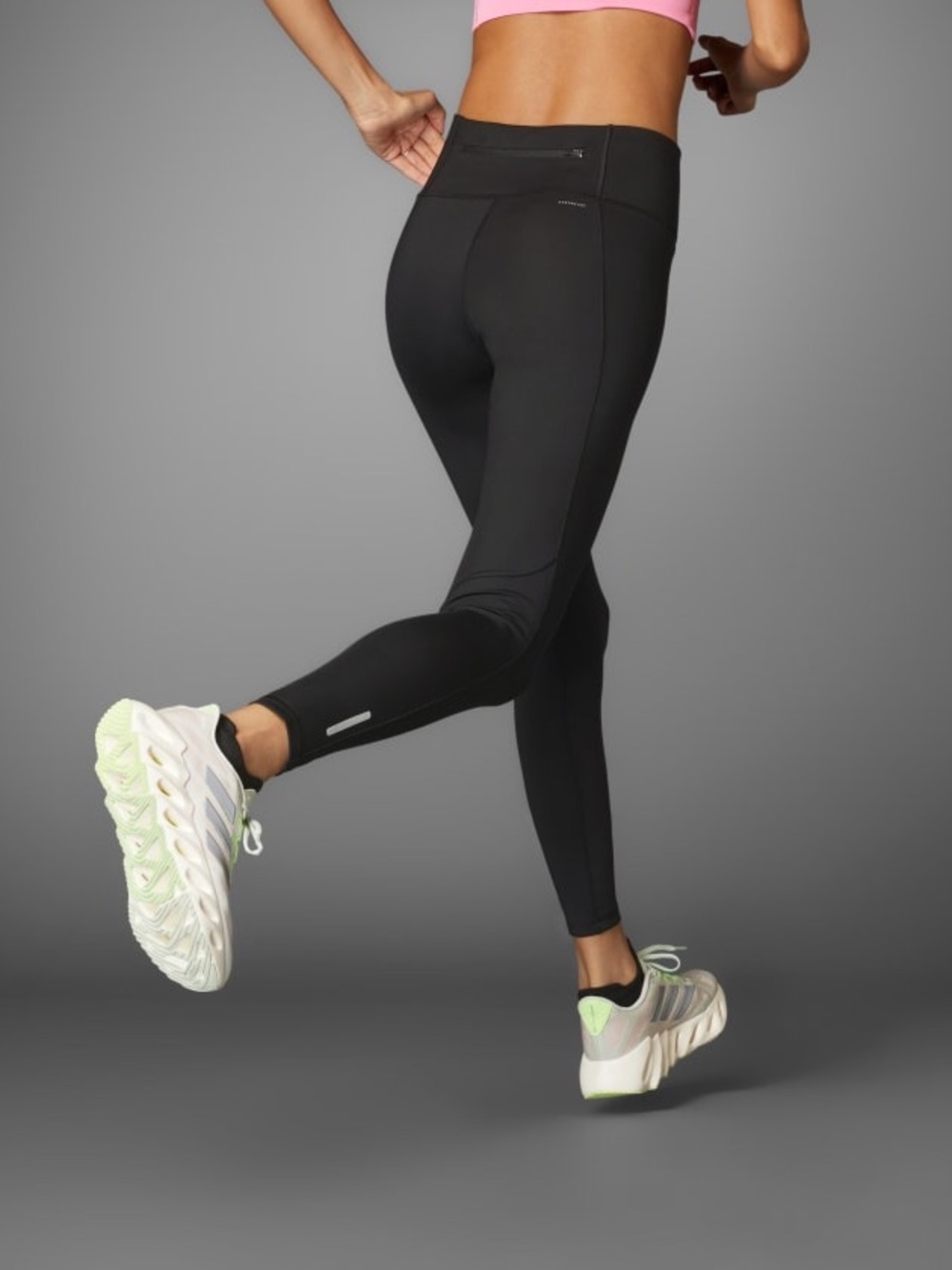 Adidas Ultimate 7/8 AEROREADY Running Leggings Black M NWT High Rise - Picture 5 of 16